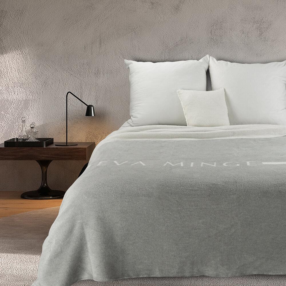 Koc narzuta SILK 220x240 Eva Minge Eurofirany srebrny