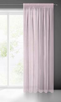 Firana gotowa na taśmie ARGEA 140x270 Eurofirany różowy