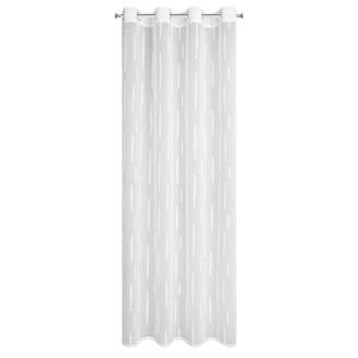 Zasłona gotowa na przelotkach ALENI 140x250 Eurofirany biały