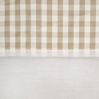 Firana gotowa na przelotkach FELICJA 140x250 Eurofirany biały/beżowy