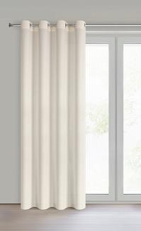 Zasłona gotowa na przelotkach ADELINA 140x250 Eurofirany kremowy