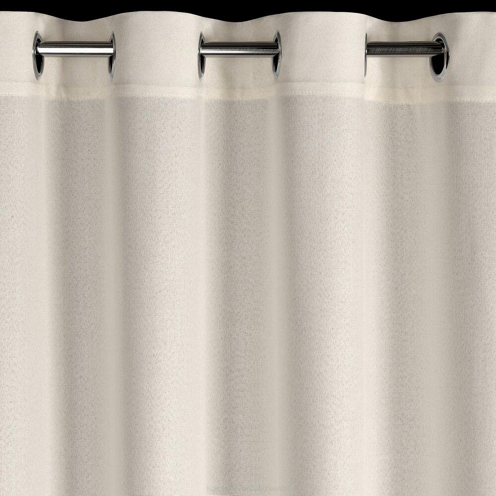 Zasłona gotowa na przelotkach ADELINA 140x250 Eurofirany kremowy