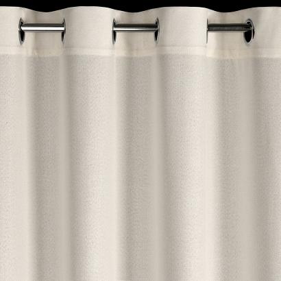 Zasłona gotowa na przelotkach ADELINA 140x250 Eurofirany kremowa melanż w stylu eko