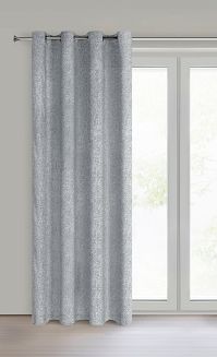 Zasłona gotowa na przelotkach ADELINA 140x250 Eurofirany stalowy