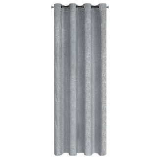 Zasłona gotowa na przelotkach ADELINA 140x250 Eurofirany stalowy