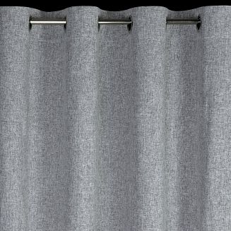 Zasłona gotowa na przelotkach ADELINA 140x250 Eurofirany stalowy