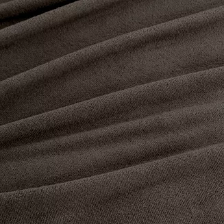 Koc narzuta SIMPLE1 150x200 Eurofirany ciemnobrązowy miękki i lekki