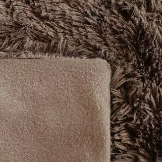 Koc narzuta TIFANY 150x200 Design91 ciemnobeżowy