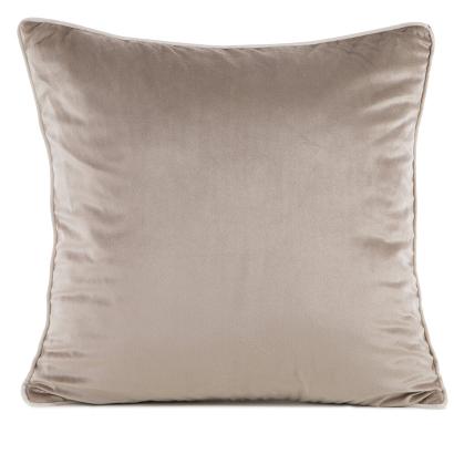 Poszewka dekoracyjna GAJA2 45x45 Eurofirany ciemnobeżowa z lamówką