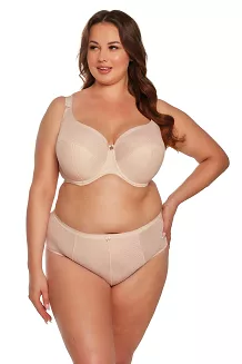 Biustonosz Semi-Soft Sonia 1058 MAXI półusztywniany beżowy