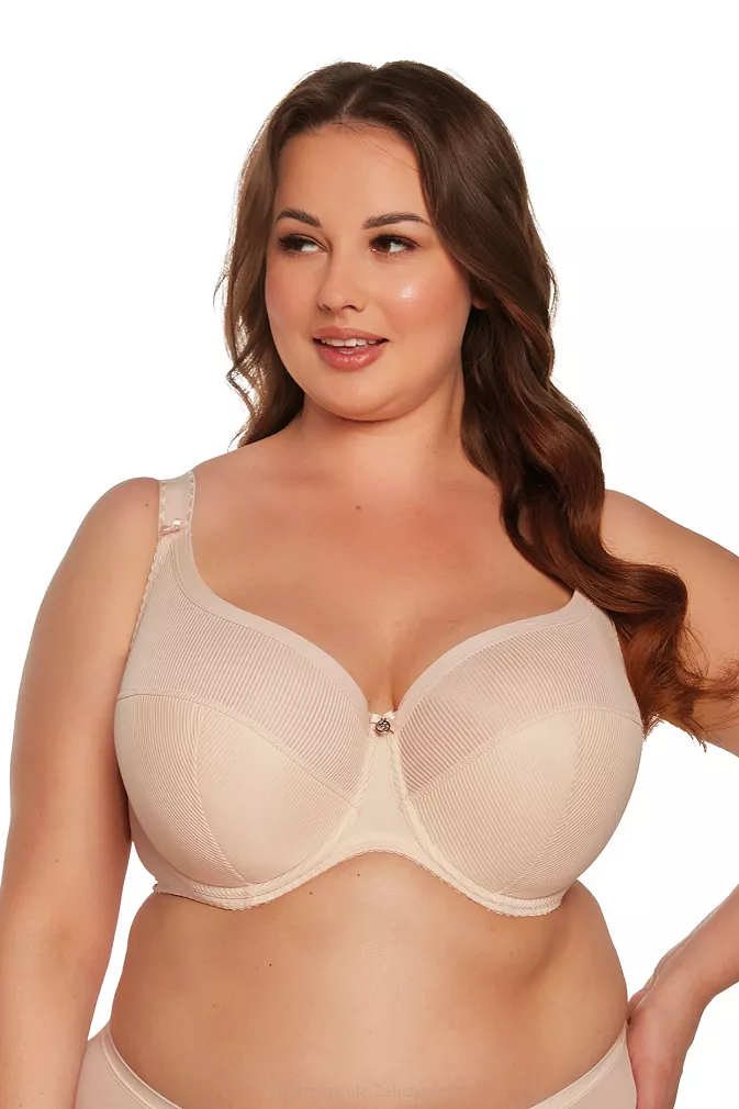 Biustonosz Semi-Soft Sonia 1058 MAXI półusztywniany beżowy