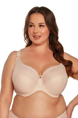 Biustonosz Semi-Soft Sonia 1058 MAXI półusztywniany beżowy