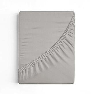 Prześcieradło satynowe z gumką JERS4 220x240x30 Eurofirany srebrny