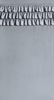 Zasłona gotowa na przelotkach SAMI 140x250 Eurofirany srebrny