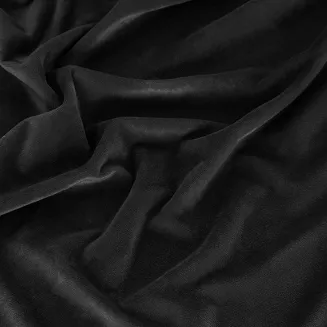Bieżnik dekoracyjny SOFT 60x120 welurowy czarny
