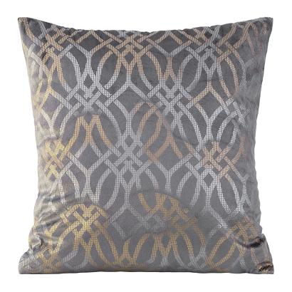 Poszewka dekoracyjna ARETA 40x40 Eurofirany stalowo/srebrna