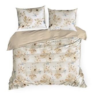 Pościel satynowa SPRING 220x200 Eurofirany beżowy