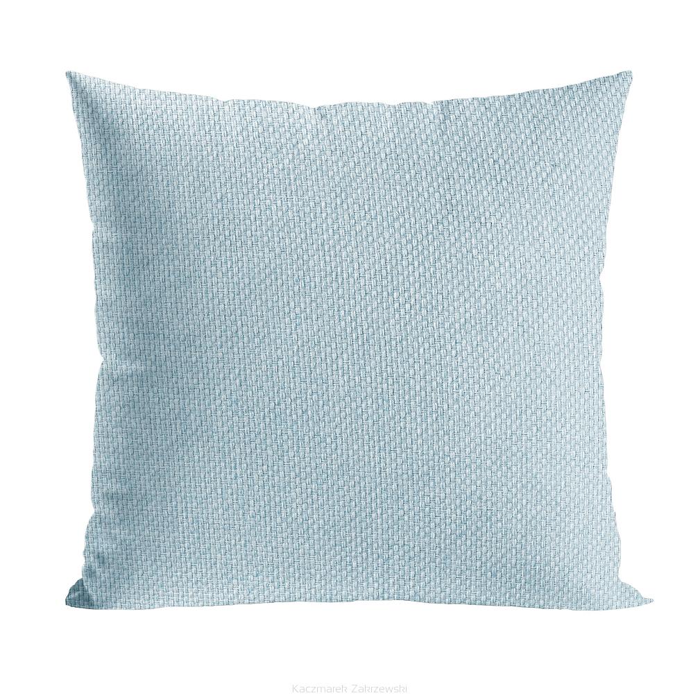 Poszewka dekoracyjna MOLLY 40x40 strukturalna jasnoniebieska