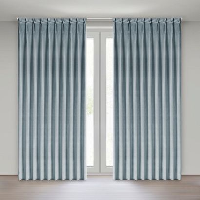 Zasłona gotowa z systemem flex MELANIE 210x270 Eurofirany szara