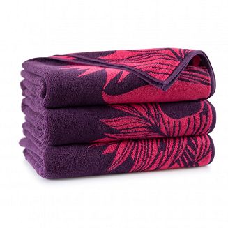 Ręcznik plażowy WELCOME 100x160 Zwoltex różowy