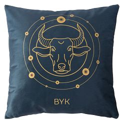 Poszewka dekoracyjna ZODIAK 40x40 Darymex granatowa Byk