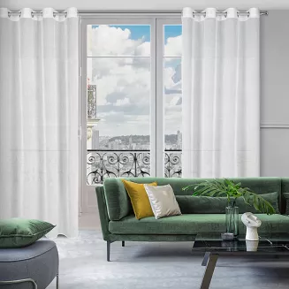 Firana gotowa na przelotkach MARISA 140x250 Eurofirany biały