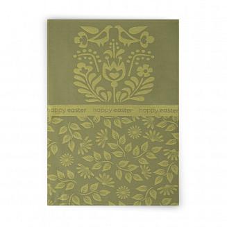 Ścierka kuchenna WIELKANOCNA 50x70 Zwoltex Happy Easter seledynowa