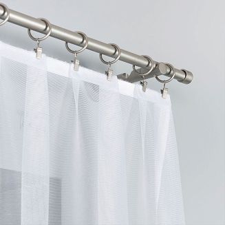 Firanka żakardowa gotowa na żabki DANIELA 300x110 biała