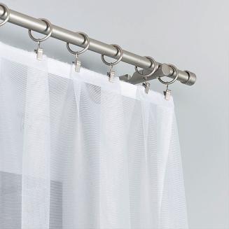 Firanka żakardowa gotowa na żabki DANIELA 300x110 biała