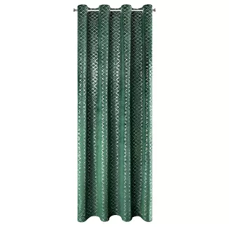 Zasłona gotowa na przelotkach MOLY 140x250 Design91 zielony