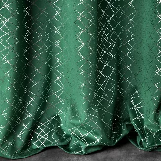 Zasłona gotowa na przelotkach MOLY 140x250 Design91 zielony