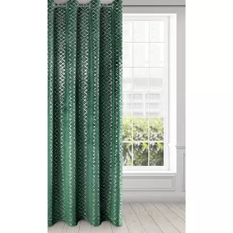 Zasłona gotowa na przelotkach MOLY 140x250 Design91 zielony