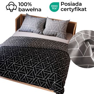 ZEFIRA Komplet pościeli z bawełny satynowej 160x200cm 100107/SAT/000/160200/1