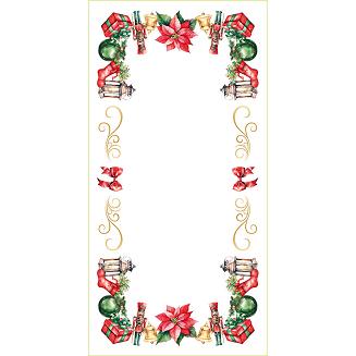 DZIADKI DO ORZECHÓW MIX Bieżnik NINA WODOODPORNA 60x120cm kolor 009 wielokolorowy  PBN267/KSP/C09/06