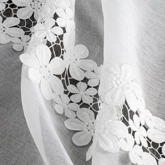 Firana gotowa na przelotkach KAJA 140x250 Eurofirany biały