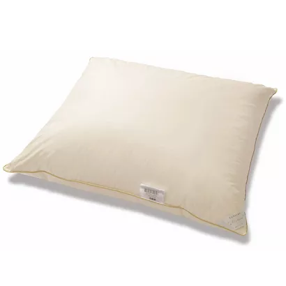 Poduszka puchowa 40x40 AMZ kremowa