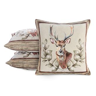 Poszewka dekoracyjna świąteczna 45x45 Eurofirany naturalny