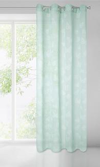 Firana gotowa na przelotkach ROXY 140x250 Eurofirany miętowy