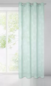 Firana gotowa na przelotkach ROXY 140x250 Eurofirany miętowy