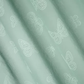 Firana gotowa na przelotkach ROXY 140x250 Eurofirany miętowy
