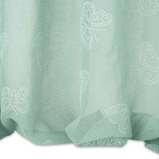 Firana gotowa na przelotkach ROXY 140x250 Eurofirany miętowy