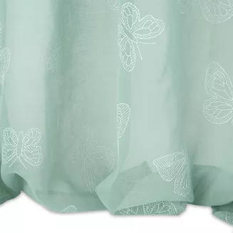 Firana gotowa na przelotkach ROXY 140x250 Eurofirany miętowy