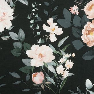 Pościel bawełniana ROSITA1 160x200 Eurofirany czarny