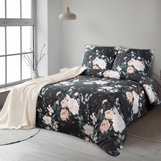Pościel bawełniana ROSITA1 160x200 Eurofirany czarny