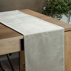 Obrus dekoracyjny BLINK 35x140 Eurofirany srebrny