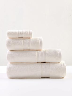 Ręcznik bawełniany Leo 30x30 kremowy