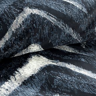 Pościel satynowa SPRING 140x200 Eurofirany ciemnogranatowy