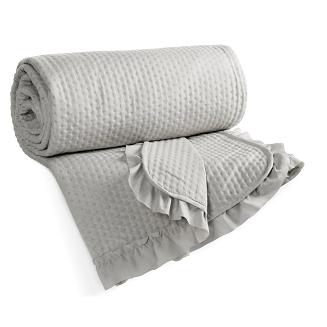 Narzuta dekoracyjna FALBANKA 240x220 srebrny