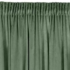 Zasłona gotowa na taśmie ROSA 140x270 Design91 ciemnomiętowy