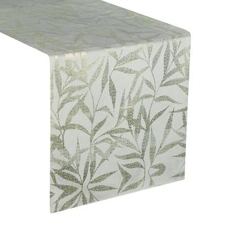 Obrus dekoracyjny BLINK 35x140 Eurofirany srebrny